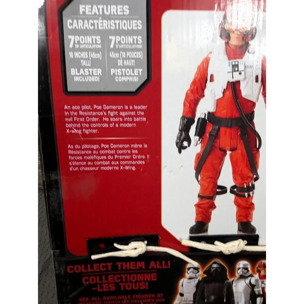 Star Wars Poe Dameron Ace Pilot 18 inch Jakks Big Figs Action Figure NEW